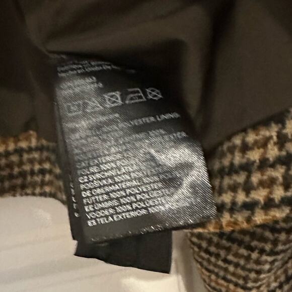 H&M Divided Cropped Tweed Plaid Blazer Jacket - Picture 5 of 7